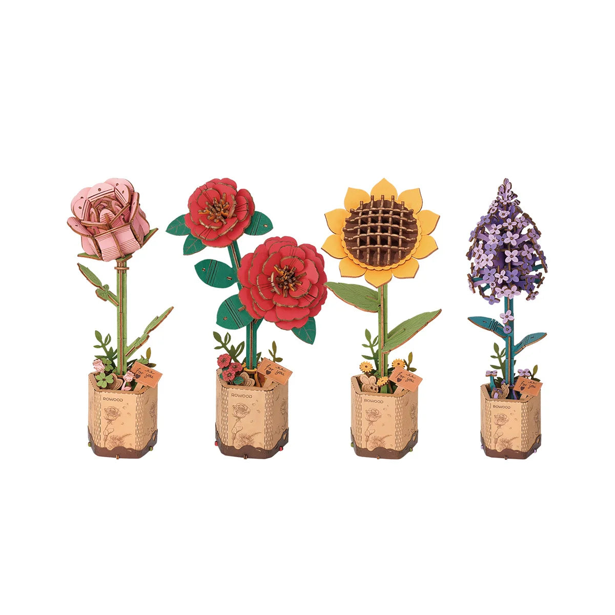 Puzzle 3D Fleurs