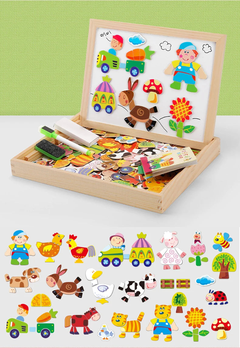 Puzzle Animaux Magnetique