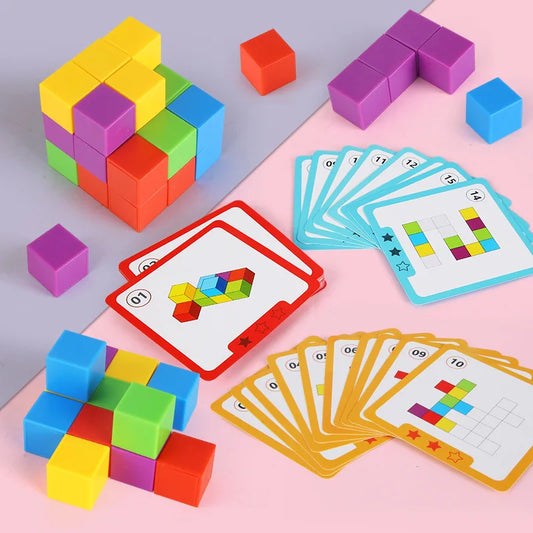 Jeu de Construction Mini Cubes