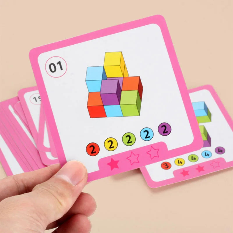 Jeu de Construction Mini Cubes