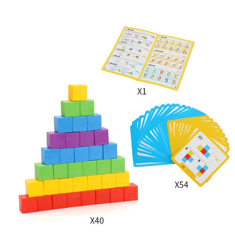 Jeu de Construction Mini Cubes