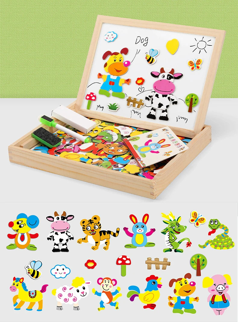 Puzzle Animaux Magnetique