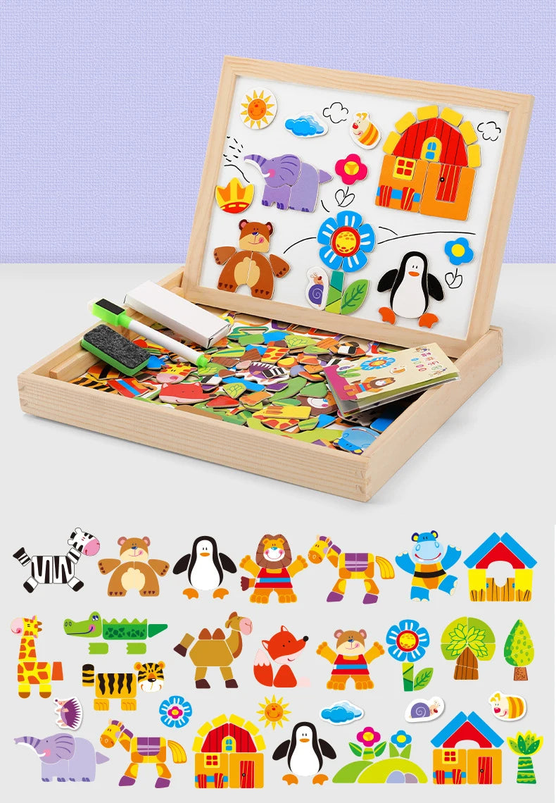 Puzzle Animaux Magnetique