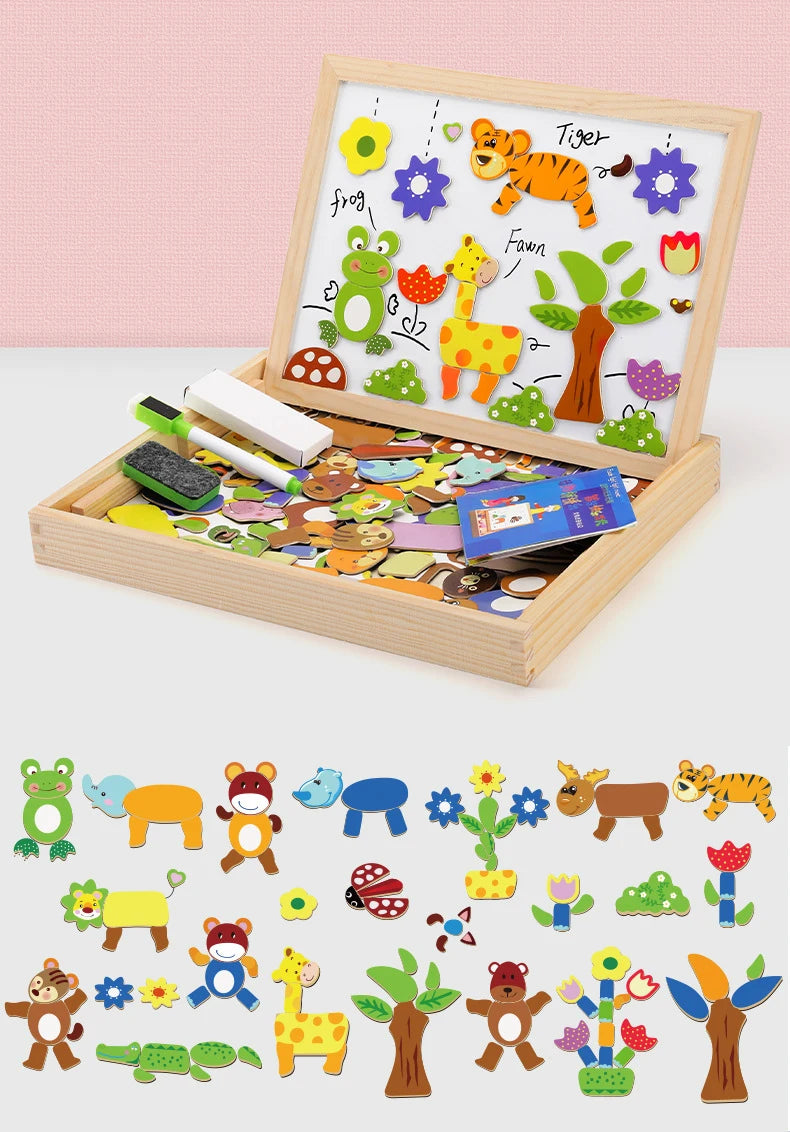 Puzzle Animaux Magnetique